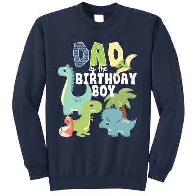 Dinosaurs Theme Birthday Dad Of The Birthday Boy Dinosaur Sweatshirt