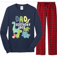 Dinosaurs Theme Birthday Dad Of The Birthday Boy Dinosaur Long Sleeve Pajama Set