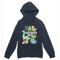 Dinosaurs Theme Birthday Dad Of The Birthday Boy Dinosaur Urban Pullover Hoodie