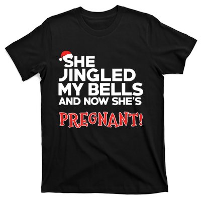 Dad To Be Funny Christmas Pregnancy Announcement T-Shirt