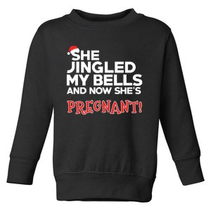 Dad To Be Funny Christmas Pregnancy Announcement Toddler Sweatshirt