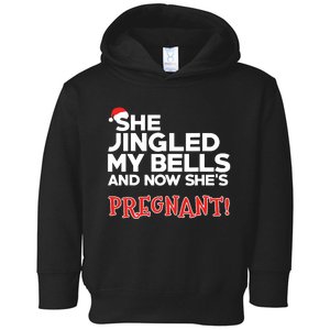 Dad To Be Funny Christmas Pregnancy Announcement Toddler Hoodie