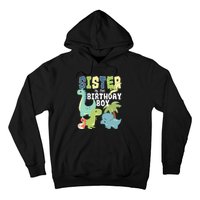 Dinosaurs Theme Birthday Sister Of The Birthday Boy Dinosaur Hoodie