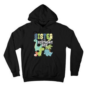 Dinosaurs Theme Birthday Sister Of The Birthday Boy Dinosaur Tall Hoodie