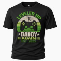 Daddy To Be Again Leveled Up To Daddy Gift Cute Gift Cooling Performance Crew T-Shirt