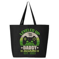 Daddy To Be Again Leveled Up To Daddy Gift Cute Gift 25L Jumbo Tote