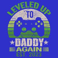 Daddy To Be Again Leveled Up To Daddy Gift Cute Gift Zip Tote Bag