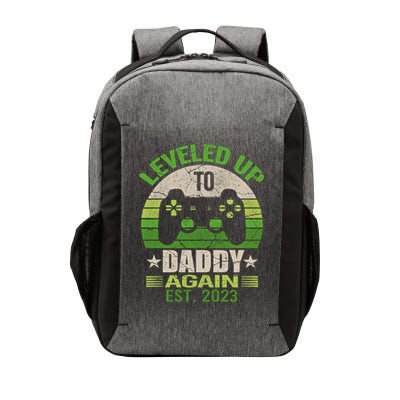 Daddy To Be Again Leveled Up To Daddy Gift Cute Gift Vector Backpack