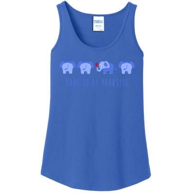 Dare To Be Yours Autism Cute Gift Ladies Essential Tank