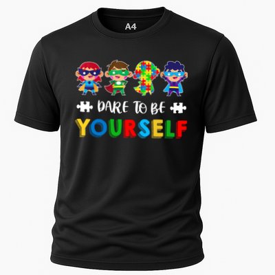 Dare To Be Yours Autistic Autism Awareness Month Gift Performance Shirt