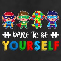 Dare To Be Yours Autistic Autism Awareness Month Gift 11oz C Handle Ceramic Mug