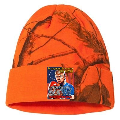 Donald Trump Boxer Indicted Jail Arrest Trump Mugshot Kati Licensed 12" Camo Beanie