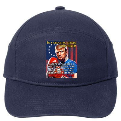 Donald Trump Boxer Indicted Jail Arrest Trump Mugshot 7-Panel Snapback Hat