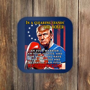 Donald Trump Boxer Indicted Jail Arrest Trump Mugshot Coaster