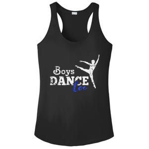 Dance Too Ballet Dancer I Funny Men Dancer Gift Ladies PosiCharge Competitor Racerback Tank