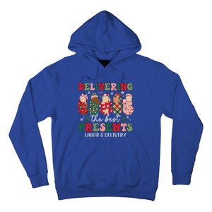 Delivering The Best Presents Labor Delivery Nurse Christmas Hoodie