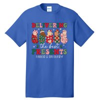 Delivering The Best Presents Labor Delivery Nurse Christmas Tall T-Shirt