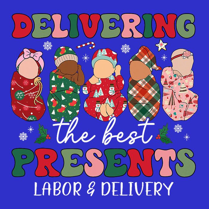 Delivering The Best Presents Labor Delivery Nurse Christmas 16 in Basic Backpack