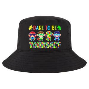 Dare To Be Yourself Autism Awareness Superheroes Cute Gift Cool Comfort Performance Bucket Hat