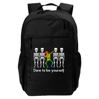 Dare To Be Yours Color Skeleton Dabbing Meaningful Gift Backpack