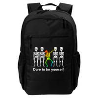 Dare To Be Yours Color Skeleton Dabbing Meaningful Gift Backpack