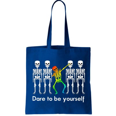Dare To Be Yours Color Skeleton Dabbing Meaningful Gift Bag