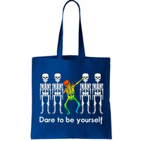 Dare To Be Yours Color Skeleton Dabbing Meaningful Gift Bag