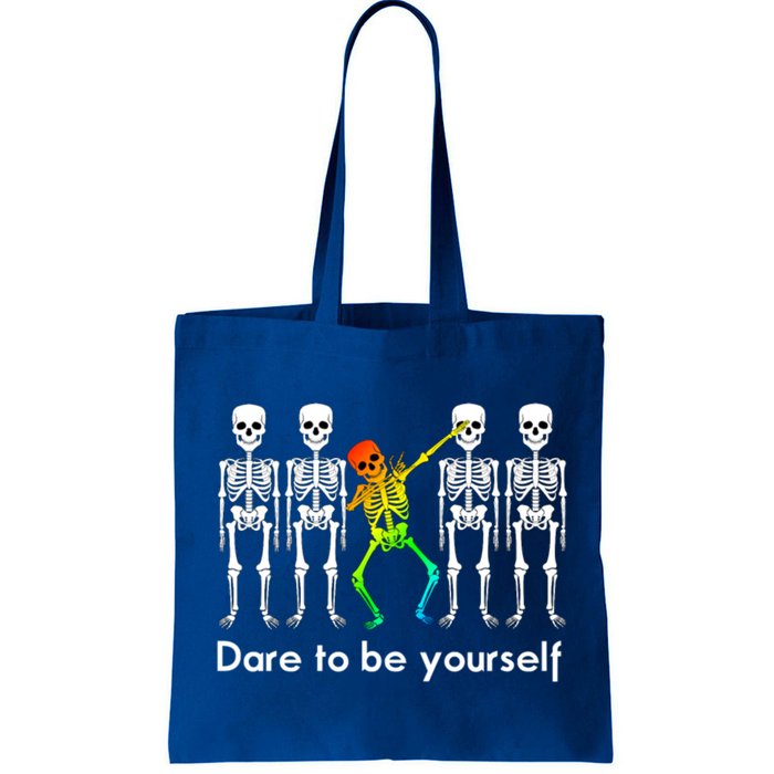 Dare To Be Yours Color Skeleton Dabbing Meaningful Gift Bag