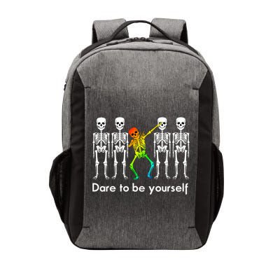 Dare To Be Yours Color Skeleton Dabbing Meaningful Gift Vector Backpack