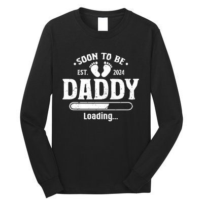 Daddy To Be Soon To Be Daddy 2024 Long Sleeve Shirt