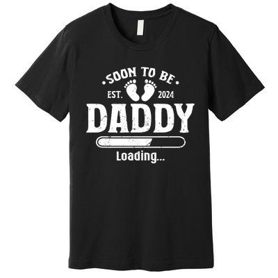 Daddy To Be Soon To Be Daddy 2024 Premium T-Shirt