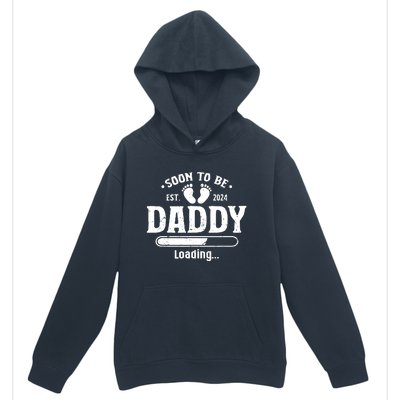 Daddy To Be Soon To Be Daddy 2024 Urban Pullover Hoodie