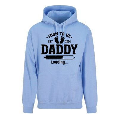 Daddy To Be Soon To Be Daddy 2024 Unisex Surf Hoodie