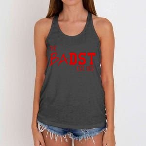 Dst The Badst Est 1913 Soror Delta Women's Knotted Racerback Tank