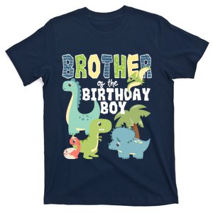 Dinosaurs Theme Birthday Brother Of The Birthday Boy T-Shirt