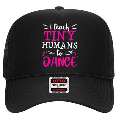 Dance Teacher Ballet Hip Hop Tap Dance Thank You Recital High Crown Mesh Back Trucker Hat