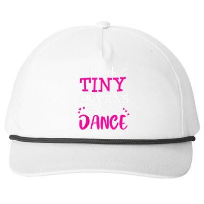 Dance Teacher Ballet Hip Hop Tap Dance Thank You Recital Snapback Five-Panel Rope Hat