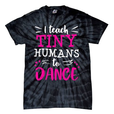 Dance Teacher Ballet Hip Hop Tap Dance Thank You Recital Tie-Dye T-Shirt