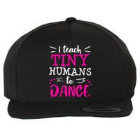 Dance Teacher Ballet Hip Hop Tap Dance Thank You Recital Wool Snapback Cap