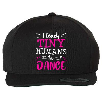 Dance Teacher Ballet Hip Hop Tap Dance Thank You Recital Wool Snapback Cap