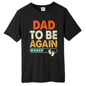 Dad To Be Again Baby Arrival Announcement Tall Fusion ChromaSoft Performance T-Shirt