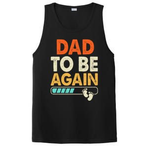 Dad To Be Again Baby Arrival Announcement PosiCharge Competitor Tank