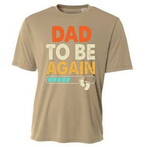 Dad To Be Again Baby Arrival Announcement Cooling Performance Crew T-Shirt