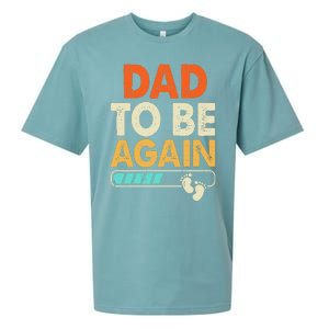 Dad To Be Again Baby Arrival Announcement Sueded Cloud Jersey T-Shirt