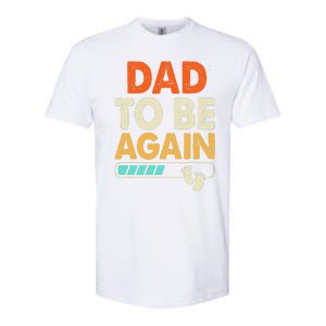 Dad To Be Again Baby Arrival Announcement Softstyle CVC T-Shirt