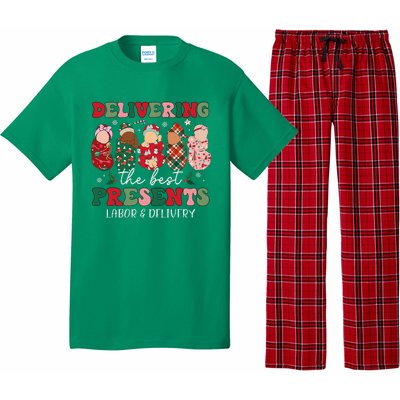 Delivering The Best Presents Labor Delivery Nurse Christmas Pajama Set