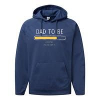 Dad To Be Loading Bar For New Father With Baby Fathers Day Performance Fleece Hoodie