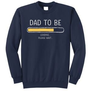 Dad To Be Loading Bar For New Father With Baby Fathers Day Sweatshirt