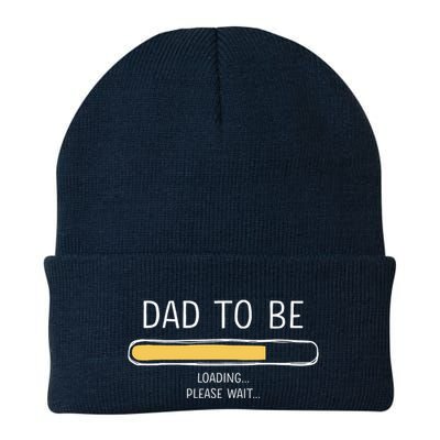 Dad To Be Loading Bar For New Father With Baby Fathers Day Knit Cap Winter Beanie