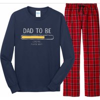 Dad To Be Loading Bar For New Father With Baby Fathers Day Long Sleeve Pajama Set